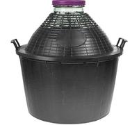 Bonbonne à col Large 34L - Bonbonne en Verre | Dame-Jeanne en Verre | Seau Fermentation