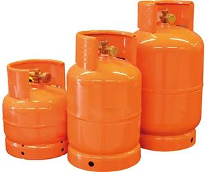 Bonbonne de gaz rechargeable 2 kg vide avec robinet papillon