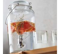 Bonbonne en verre robinet jus punch rhum arrangé Point Virgule 3 L