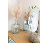 Bonbonne Type Dame-Jeanne en Relief Transparente 4 L - Lot de 4 Unités - Verre Recy onbonne Décorative et Robuste - Parfaite pour un Usage Domestique ou Ornemental