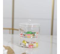 Bonbonnière 2 étages superposes en verre