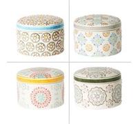 Bonbonnière Bohème 10 cm (1 modèle aléatoire) - Table Passion - Multicolore - Grès Multicolore G