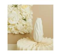 Bonbonnière de mariage en porcelaine vagues blanc moyen avec boîte Claraluna 2026