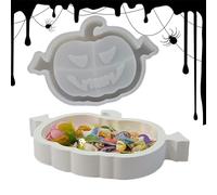 Bonbonnière décorative - Plateau de Service Multifonctionnel, Moule en Forme de d'halloween | Assiette en résine, présentoir à Cupcakes, décoration de Table Festive pour la Cuisine,