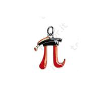 Bonbonnière diplôme Tabor pendentif pi grec bain Argent et émail + Boîte