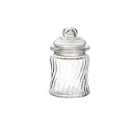 Bonbonnière en verre arrondi transparent Ø7,5cm
