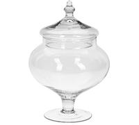 Bonbonnière en Verre avec couvercle 17x17x28cm