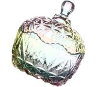 Bonbonnière en Verre avec Couvercle Scellé, Décoratif Rangement Maison | Bords Arrondis, Forme Élégante, Remplissage Facile, pour Biscuits et Fruits Secs, Station Café, Style Simple et Transparent