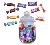 Bonbonnière garnie d'un assortiment de 15 bonbons au chocolat MILKA, KINDER, CELEBRATIONS | Cadeau de fin d'année pour les Maîtresses, Maîtres, ATSEM & Nounous