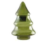 Bonbonnière sapin vert en verre