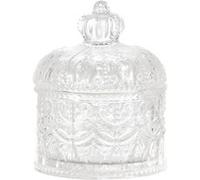 bonbonnière verre joyau couronne royale 12.5x9cm - générique 4831 Transparent G
