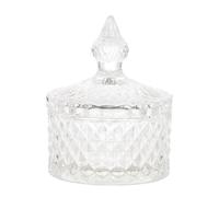 BONBONNIÈRE VERRE STYLE IMPÉRIAL 11X8CM Transparent