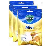 Bonbons au Miel 72 g Vicks - Lot de 3 Paquets de 72g (3)