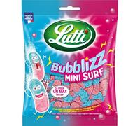 Bonbons bubblizz mini surf piquants LUTTI - Le sachet de 180G Lot De 4 - Par Lot