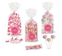 Bonbons d’Enfance - 80 bonbons dextrose : sucettes, rolls et colliers