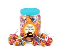 Bonbons d’Halloween Chupa Chups 'Best of lollipops' - sucettes au cola, pomme, fraise, cerise et crème de fraise - 600g
