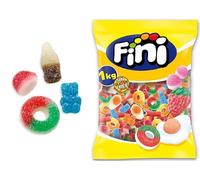 Bonbons gélifiés acidulés assortis, paquet de 5 (1 kg)