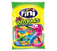 Bonbons gélifiés acidulés en forme de vers B.90g, paquet de 12