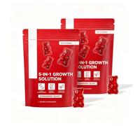 Bonbons Gélifiés Multivitaminés À La Fraise For Des Os Solides Et Une | Solution De Croissance Complète Gummies Remplies De Nutriments Essentiels For Les Enfants Actifs(2pcs)