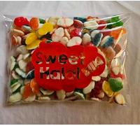 Bonbons GRENOUILLES Gélifiés LISSE Halal Assortis, Sachet 1kg, Multicolore lisse, Goût Fruits, 180 Pièces, Texture Lisse, Format Familial pour Fête et Evènement