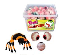 Bonbons Halloween: Trolli Glotzer oeil, gelée de fruits, guimauve 60p + CASQUETTE ARAIGNEE