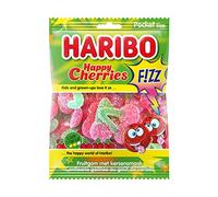Bonbons Haribo | Happy Cherries Fizz Bags | Haribo Bonbon | Bonbon Haribo En Gros | 28 Pack | 1960 Gramme Total