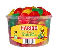 Bonbons Haribo | Rotella Aux Fruits | Haribo Bonbon | Bonbon Haribo En Gros | 150 Pack | 1050 Gramme Total