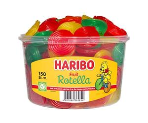Bonbons Haribo | Rotella Aux Fruits | Haribo Bonbon | Bonbon Haribo En Gros | 150 Pack | 1050 Gramme Total