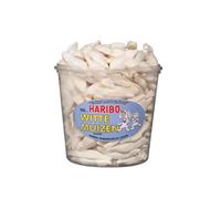 Bonbons Haribo | Souris Blanches En Mousse (150 Pièces) | Haribo Bonbon | Bonbon Haribo En Gros | 150 Pack | 1200 Gramme Total