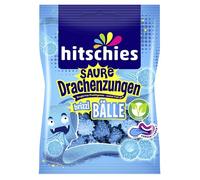 Bonbons Hitschies météorites framboise acidulés sachet de 100g