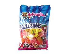 BONBONS MIX FETE SUCREE COLORIS ASSORTIS vert bleu jaune orange rouge pour bar à bonbons sachet 1kg