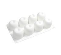 Bonbons pain de maïs cuit à la vapeur en silicone pour bonbons, biscuits, savon, cupcakes, (maïs de pain C_30 x 17,4 x 4,1 cm) KzW835 (blanc, 17,1 x 29,1 x 5,9 cm)