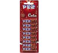 Bonbons PEZ Cola 8 x 8,5 g (1 paquet). Bonbons au goût de cola. Sans caféine. Sans gluten ni lactose.