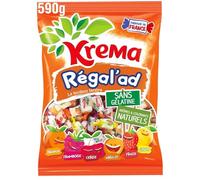 Bonbons regal'ad assortiment aux fruits KREMA - Le sachet de 590G Lot De 3 - Par Lot