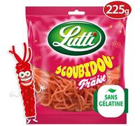 Bonbons scoubidou aux fruits LUTTI - Le sachet de 200G Lot De 4 - Par Lot