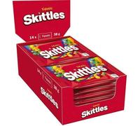 Bonbons - SKITTLES - Fruit - Paquet de 14 pièces - 38g chacun - Multicolore