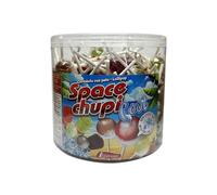 Bonbons sucettes Space chupi cool boîte de 150