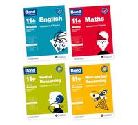 Bond 11+ Assessment Papers 8-9 years Bundle: English, Maths, Non-verbal Reasoning, Verbal Reasoning (for GL Assessment & other 11 plus exams)