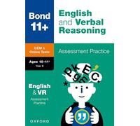 Bond 11+ CEM English & Verbal Reasoning Assessment Papers 10-11 Years (now Cambridge Select Insight)