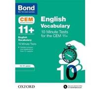 Bond 11+: CEM Vocabulary 10 Minute Tests: 10-11 Years - [Version Originale] Inconnu (Auteur)