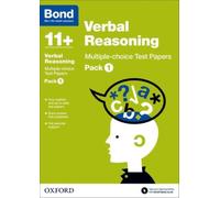 Bond 11+: Verbal Reasoning: Multiple Choice Test Papers Frances Down Frances Down (Auteur)