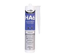 Bond-It HA6 Mastic en silicone pour aquariums, vivariums et joints d'étanchéité Utilisable sur verre, céramique, aluminium, métaux, plastique et vérandas Résiste aux températures extrêmes