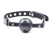 Bondage Masters Bâillon-boule Economy Line, bâillon buccal pour esclave, noir