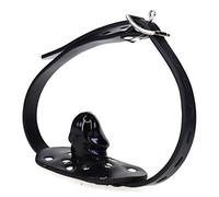 Bondage Masters Bâillon pénis, pour la bouche, boucle avant style entraves, noir