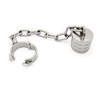Bondage Masters Chaîne d'étirement des testicules et du pénis avec poids, 454 g (16 oz)