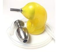 Bondage Masters Dispositif de chasteté avec plug anal connectable, jaune