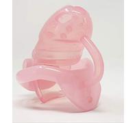 Bondage Masters Dispositif de Chasteté pour Homme avec Picots Internes, Sangle Pour Testicules, Rose