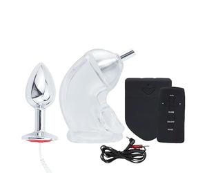 Bondage Masters E-Stim Electro Sex Penis Sleave, Plug anal, Télécommande