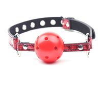 Bondage Masters Economy Line Bâillon-boule, bâillon-bouche esclave, rouge