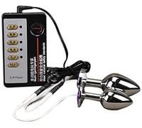 Bondage Masters Electro Sex E-Stim Twin Plugs Butt Plug/Vaginal Plug